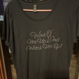 Anvil Black Lightweight Tee